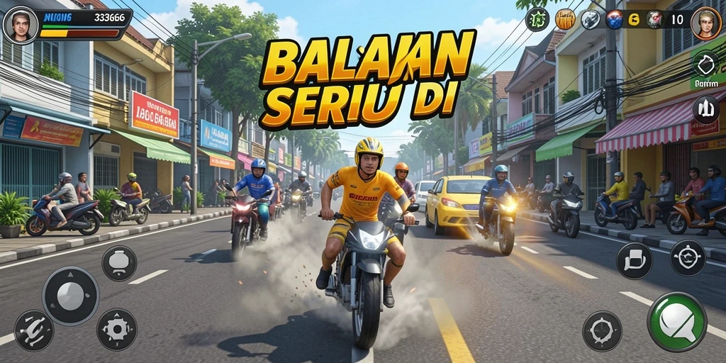 Pengalaman seru balapan di jalanan dengan 333666.