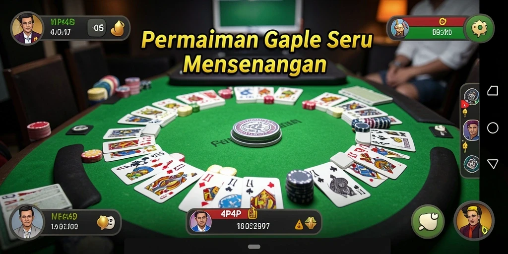 Tampilan gameplay seru di 4P4P yang menyenangkan.