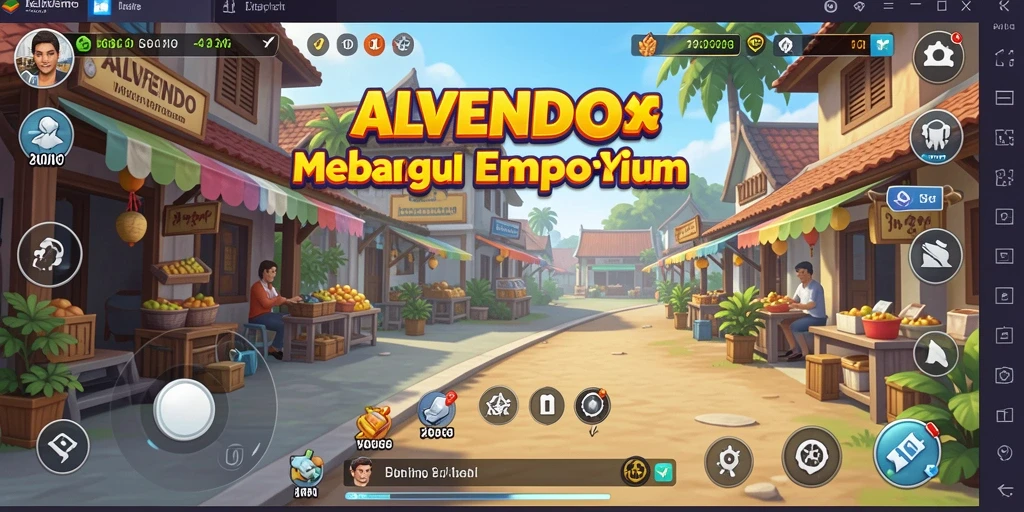 Screenshot ALVENDO memperlihatkan serunya mengelola perusahaan Tycoon.