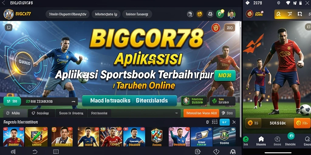 Tampilan menarik dan interaktif dalam gameplay Sportsbook.