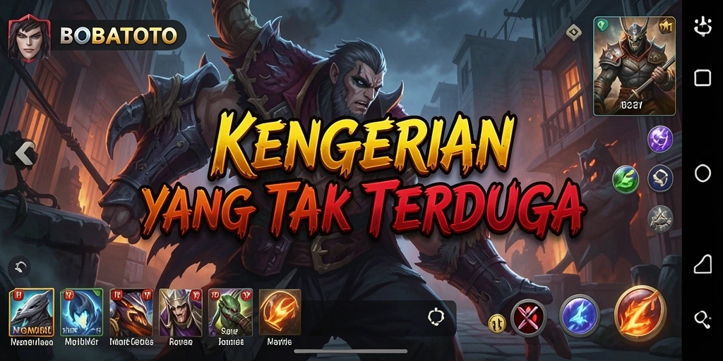 Tampilan gameplay menakutkan dalam BOBATOTO yang penuh kengerian.