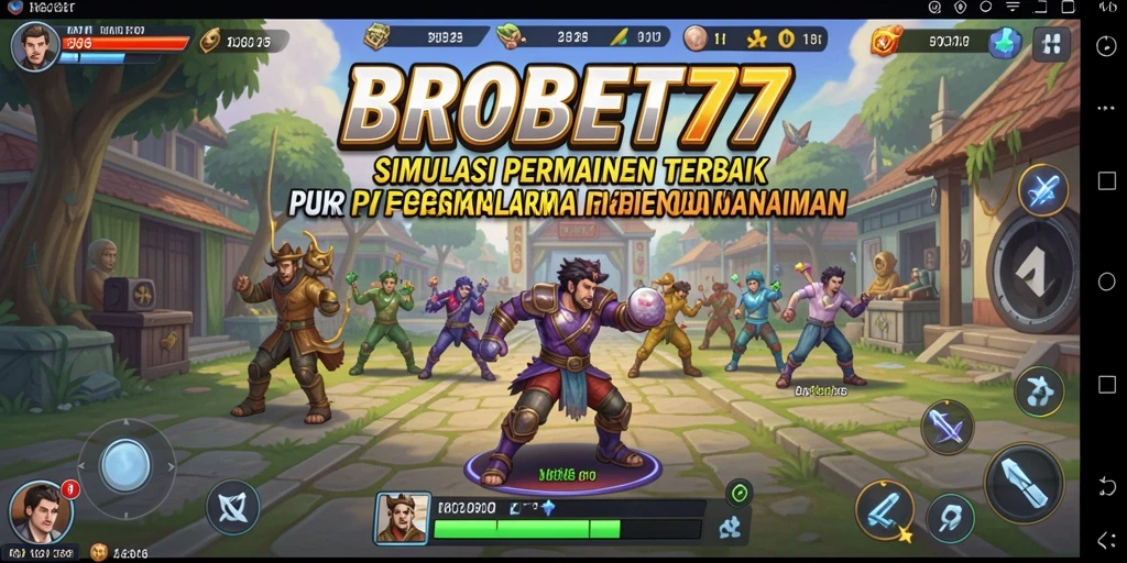 Tampilan gameplay BROBET77 yang menarik dan interaktif.