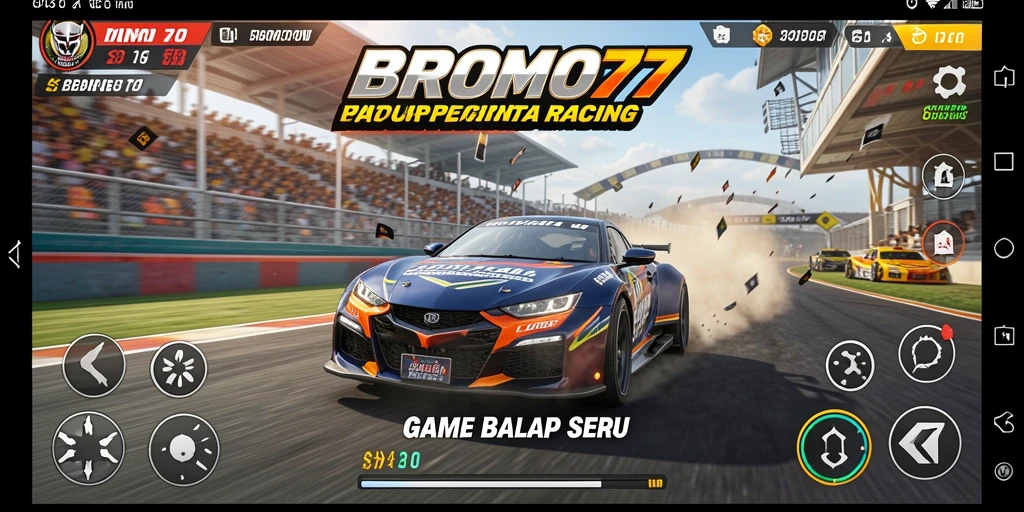 Tampilan gameplay BROMO77 yang menegangkan dan penuh aksi.