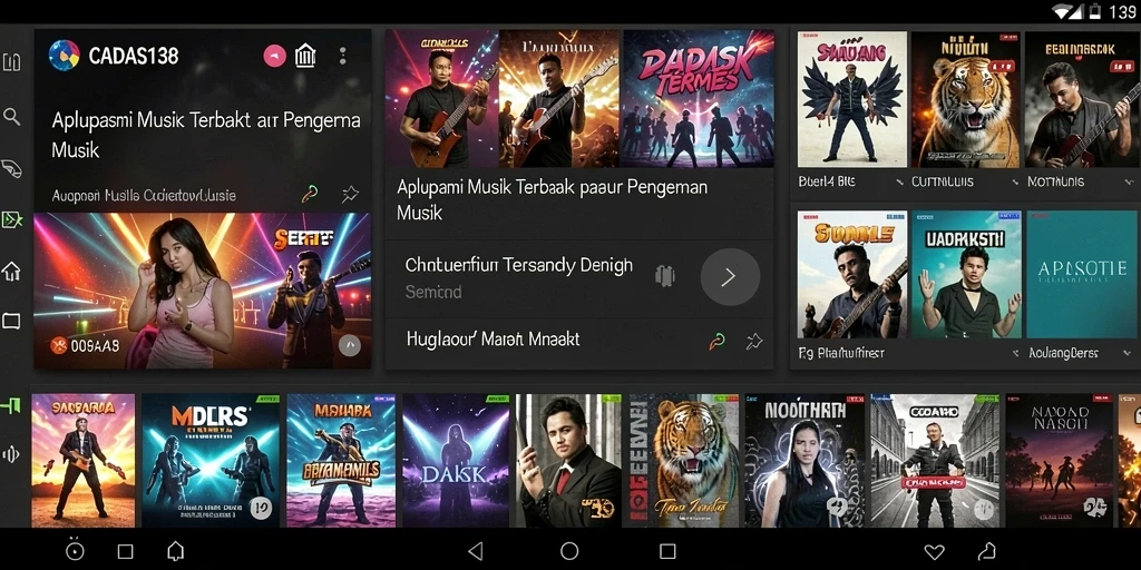 Tampilan gameplay Music yang interaktif dan menyenangkan.