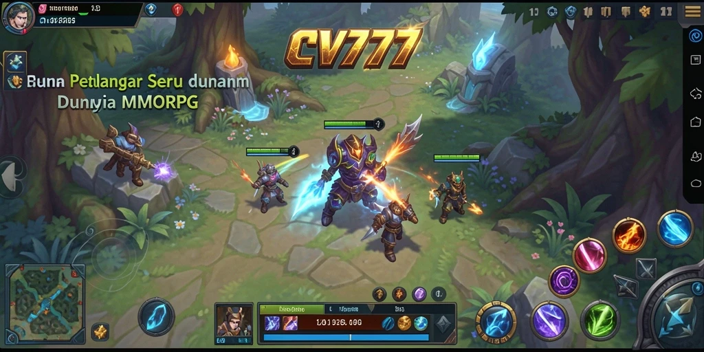 Tampilan gameplay seru dari <strong>CV777</strong> dengan karakter yang beraksi di dunia fantasi.