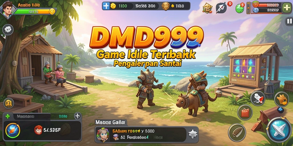 Tampilan gameplay DMD999 yang menarik dan penuh warna.