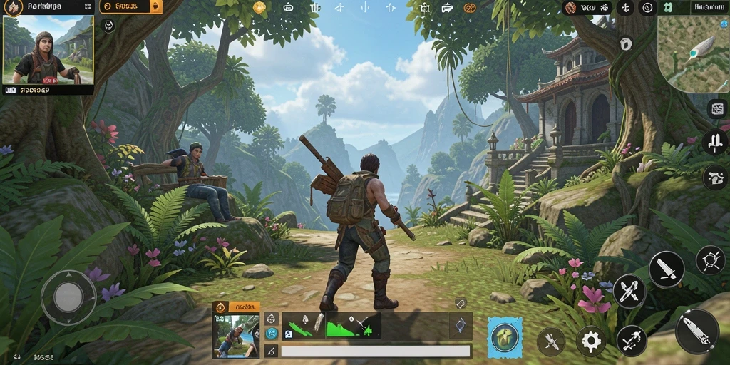 Tampilan gameplay G668 yang menarik dalam lingkungan Open World.