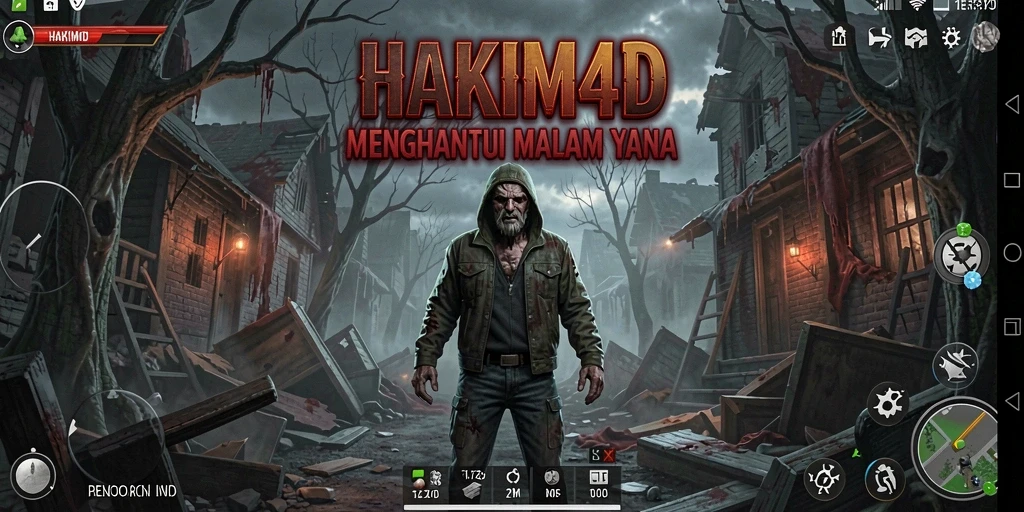 Screenshot HAKIM4D menampilkan gameplay yang mencekam dan penuh ketegangan.