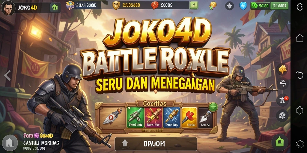 Tampilan gameplay JOKO4D yang mendebarkan dan strategis.