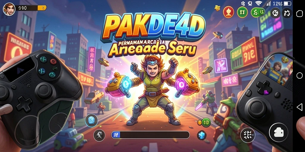 Tampilan gameplay seru dari PAKDE4D yang penuh tantangan.