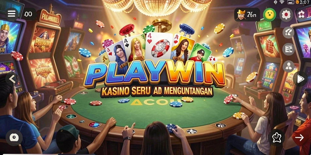 Screenshot gameplay Kasino dari aplikasi PLAYWIN yang mengasyikkan.