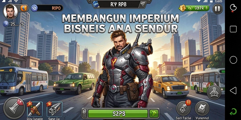 Tampilan gameplay RP8 yang menarik dengan grafis colorful.