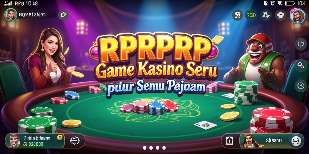 Tampilan screenshot utama RPRPRP menampilkan keseruan gameplay Kasino.