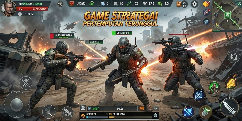 Tampilan mendebarkan dari pertempuran strategi RVIP2.