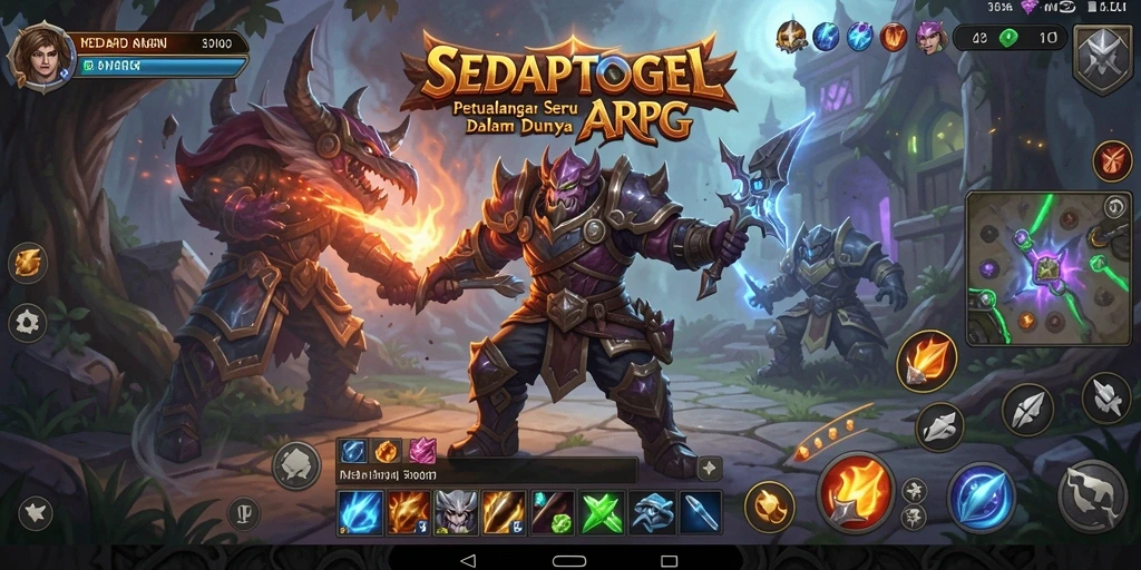 Tampilan gameplay SEDAPTOGEL yang menegangkan dan penuh aksi.
