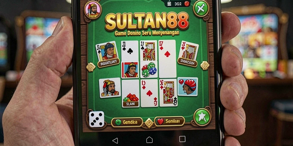 Screenshot gameplay SULTAN88 yang penuh aksi dan strategi Domino.