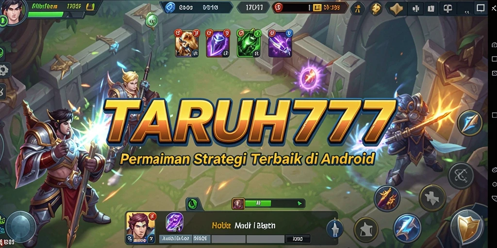 Tampilan menarik dari gameplay strategi menegangkan di TARUH777.