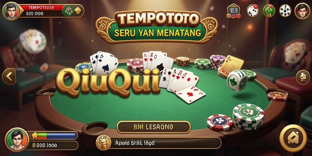 Screenshot gameplay TEMPOTOTO dengan aksi seru QiuQiu.