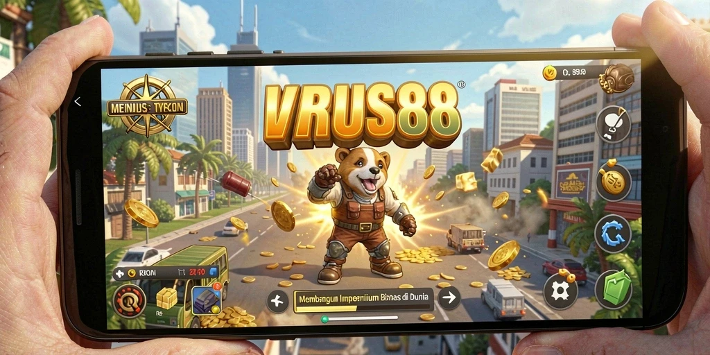 Tampilan gameplay VIRUS88 yang menegangkan dan interaktif.